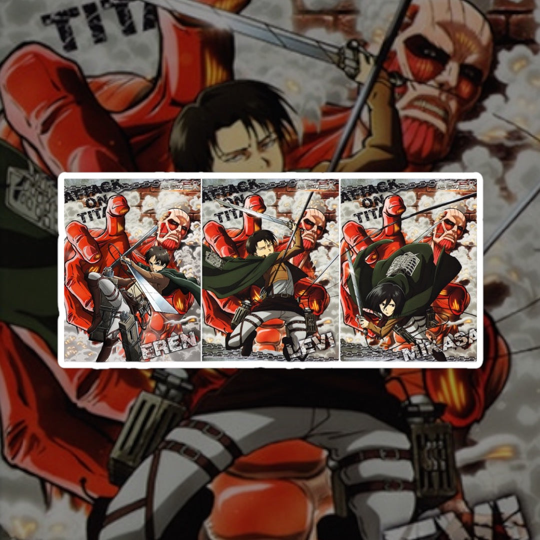 Attack On Titan 3D lenticular poster