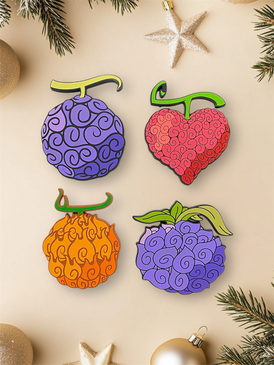 One Piece Devil Fruit Coasters