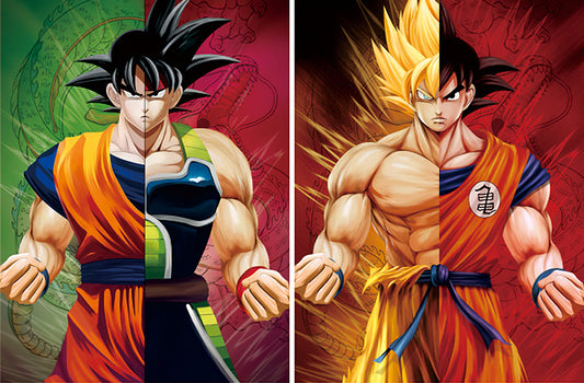 Goku & Bardock 3D Lenticular Poster