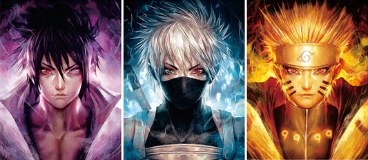 Naruto Sasuke Kakashi 3D Lenticular Poster